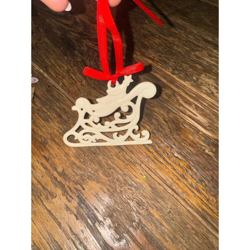 LENOX Sleigh Charm Christmas ornament